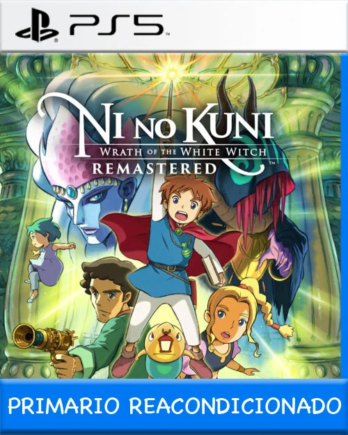 Ps5 Digital Ni no Kuni Wrath of the White Witch Remastered Primario Reacondicionado