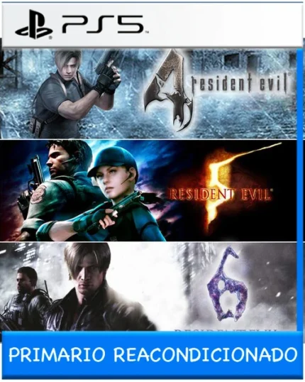 Ps5 Digital Resident Evil Triple Pack Primario Reacondicionado