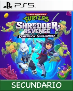 Ps5 Digital Teenage Mutant Ninja Turtles Shredders Revenge + Dimension Shellshock Bundle Secundario