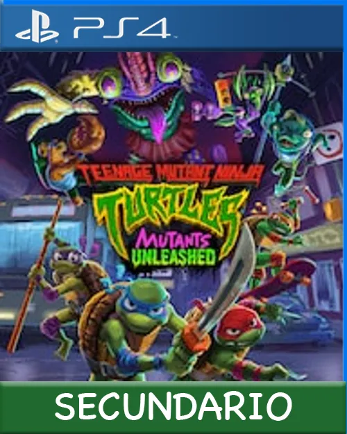 Ps4 Digital Teenage Mutant Ninja Turtles: Mutants Unleashed Secundario