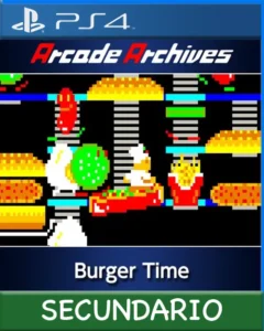 Ps4 Digital Arcade Archives Burger Time Secundario