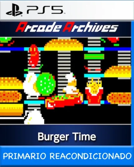 Ps5 Digital Arcade Archives Burger Time Primario Reacondicionado