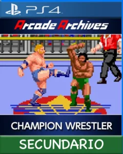 Ps4 Digital Arcade Archives CHAMPION WRESTLER Secundario