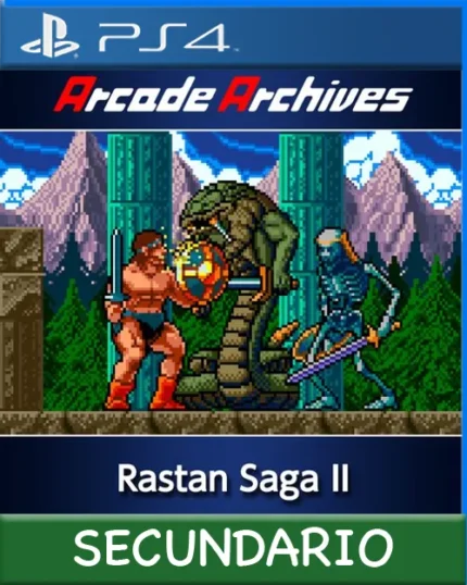 Ps4 Digital Arcade Archives Rastan Saga II Secundario