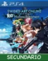 Ps4 Digital Sword Art Online Re: Hollow Fragment Secundario