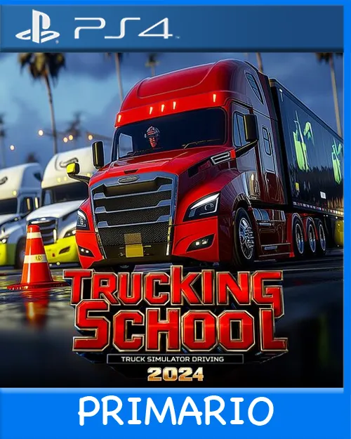 Ps4 Digital Trucking School: Truck Simulator Driving 2024 Primario