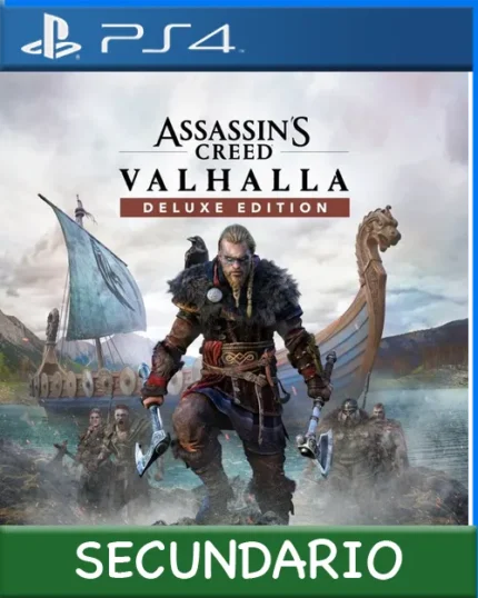 Ps4 Digital Assassin's Creed Valhalla Deluxe Secundario