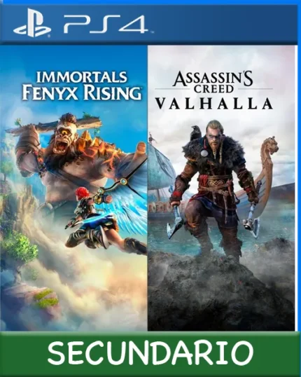 Ps4 Digital Assassins Creed Valhalla + Immortals Fenyx Rising Bundle Secundario