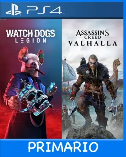 Ps4 Digital Assassins Creed Valhalla + Watch Dogs: Legion Bundle Primario