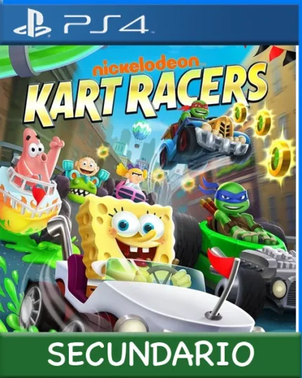 Ps4 Digital Nickelodeon Kart Racers Secundario