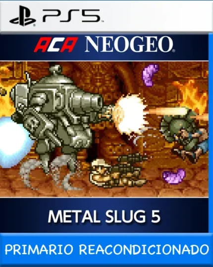 Ps5 Digital ACA NEOGEO METAL SLUG 5 Primario Reacondicionado
