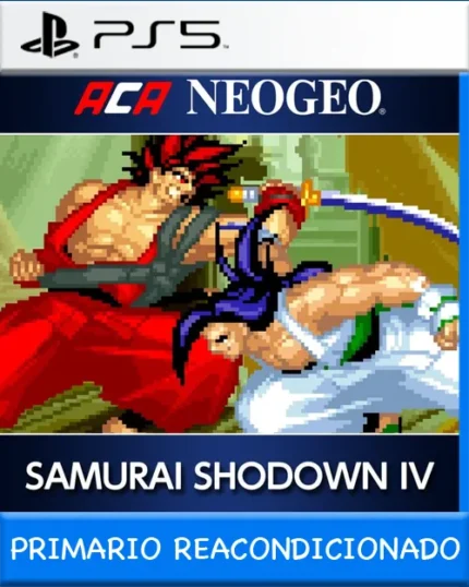Ps5 Digital ACA NEOGEO SAMURAI SHODOWN IV Primario Reacondicionado