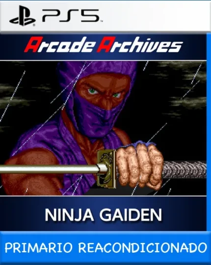 Ps5 Digital Arcade Archives NINJA GAIDEN Primario Reacondicionado
