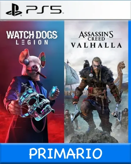 Ps5 Digital Assassins Creed Valhalla + Watch Dogs: Legion Bundle Primario