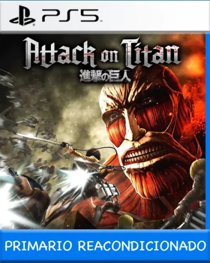 Ps5 Digital Attack on Titan Primario Reacondicionado
