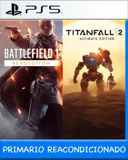 Ps5 Digital Battlefield 1 & Titanfall 2 Ultimate Bundle Primario Reacondicionado