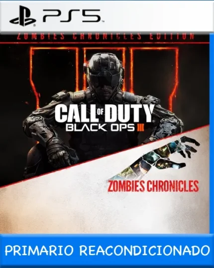 Ps5 Digital Call of Duty: Black Ops III - Zombies Chronicles Edition Primario Reacondicionado