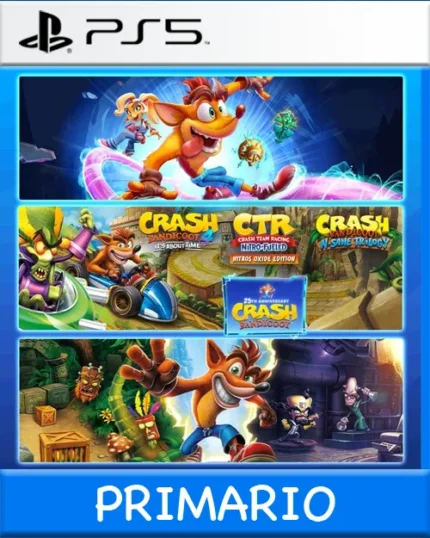 Ps5 Digital Crash Bandicoot - Crashiversary Bundle Primario