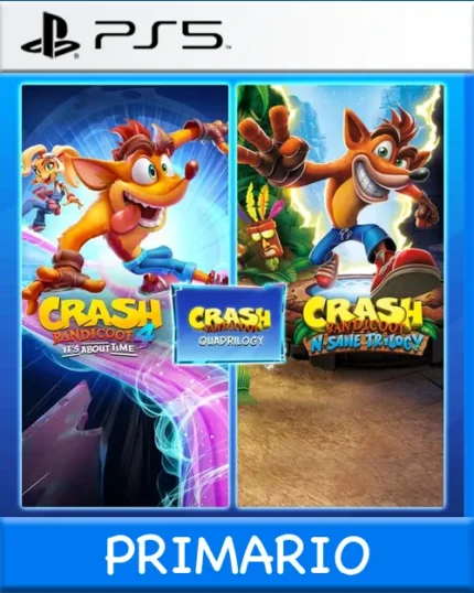 Ps5 Digital Crash Bandicoot - Quadrilogy Bundle Primario