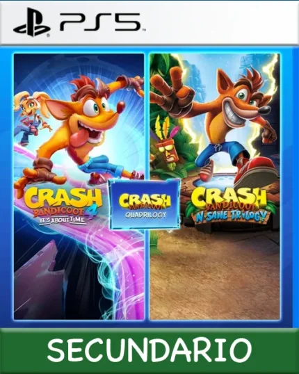 Ps5 Digital Crash Bandicoot - Quadrilogy Bundle Secundario