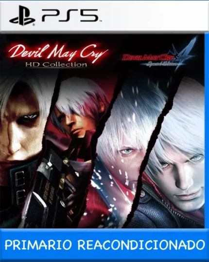 Ps5 Digital Devil May Cry HD Collection & 4SE Bundle Primario Reacondicionado