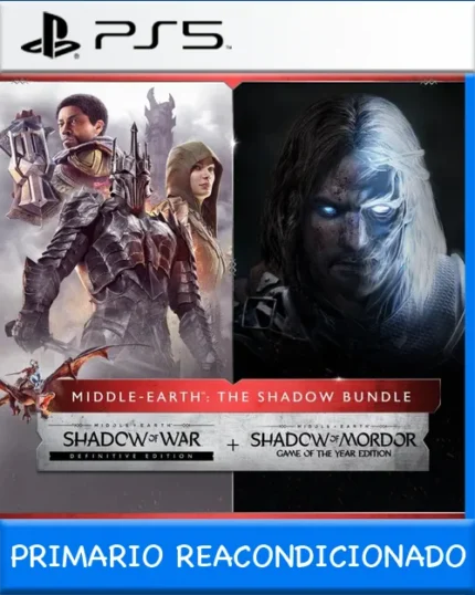 Ps5 Digital Middle-earth: The Shadow Bundle Primario Reacondicionado