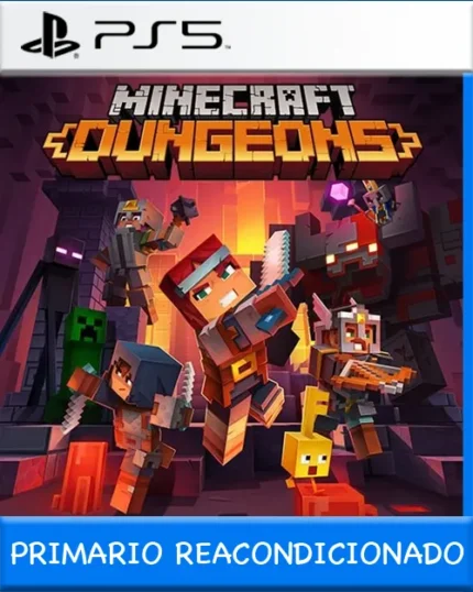 Ps5 Digital Minecraft Dungeons Primario Reacondicionado