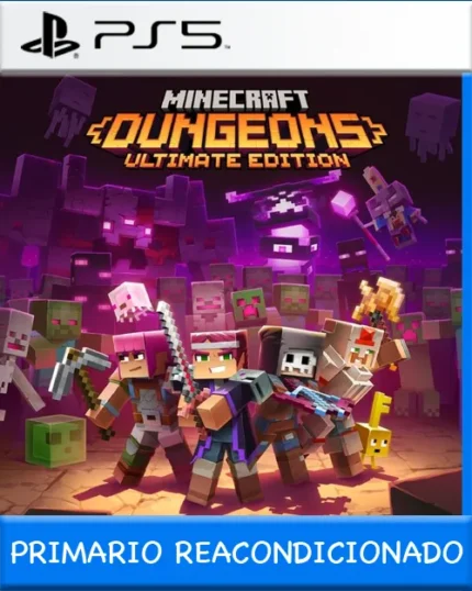 Ps5 Digital Minecraft Dungeons: Ultimate Edition Primario Reacondicionado