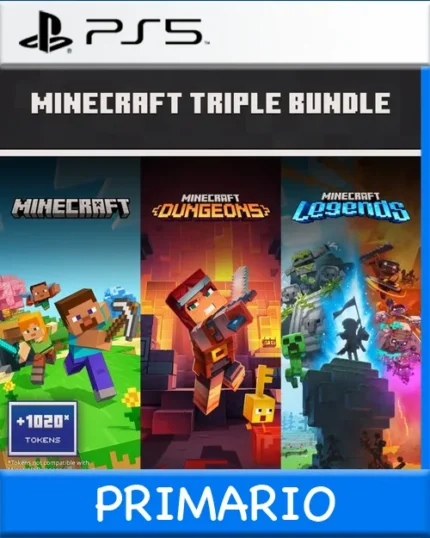 Ps5 Digital Minecraft Triple Bundle Primario