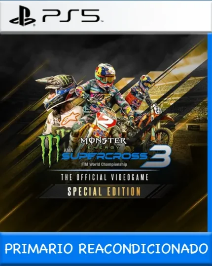 Ps5 Digital Monster Energy Supercross 3 - Special Edition Primario Reacondicionado
