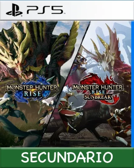 Ps5 Digital Monster Hunter Rise + Sunbreak Secundario