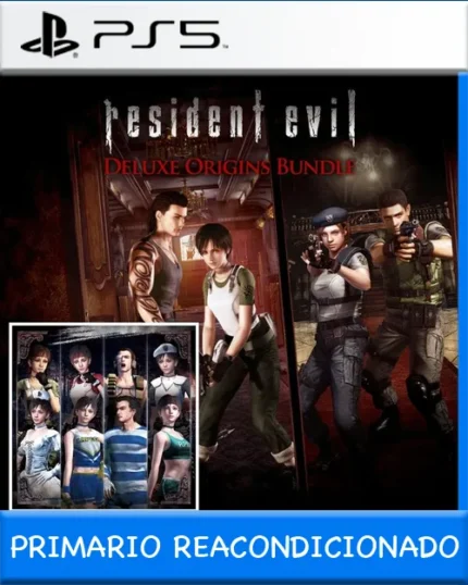 Ps5 Digital Resident Evil: Deluxe Origins Bundle Primario Reacondicionado