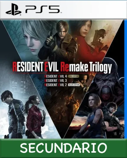 Ps5 Digital Resident Evil Remake Trilogy Secundario