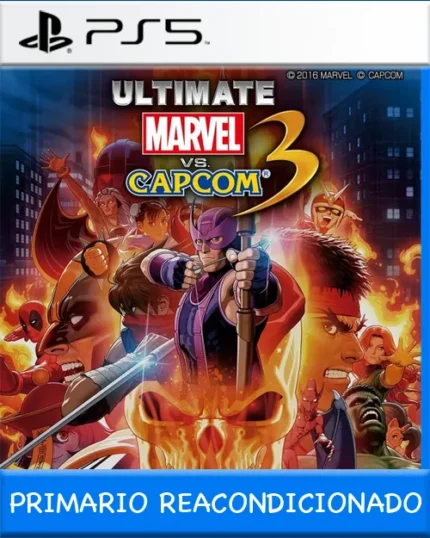 Ps5 Digital Ultimate Marvel vs. Capcom 3 Primario Reacondicionado