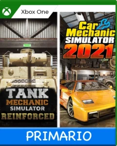 Xbox One Car Mechanic Simulator 2021 & Tank Mechanic Simulator Primario