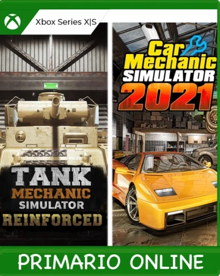 Xbox Series X|S Car Mechanic Simulator 2021 & Tank Mechanic Simulator Primario Online