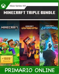 Xbox Series X|S Lote triple de Minecraft Primario Online