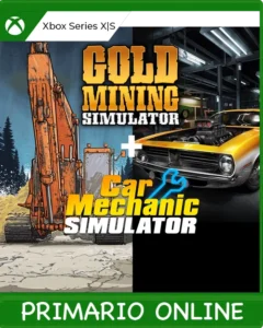 Xbox Series X|S Pack de Simuladores: Car Mechanic Simulator y La fiebre del oro [Gold Mining Simulator] (PAQUETE DOBLE) Primario Online