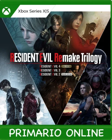 Xbox Series X|S Resident Evil Remake Trilogy Primario Online