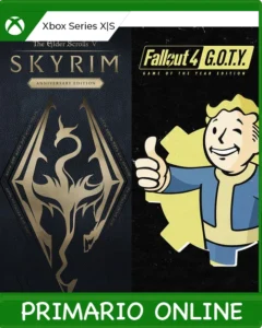 Xbox Series X|S Skyrim Anniversary Edition + Fallout 4 G.O.T.Y Bundle Primario Online